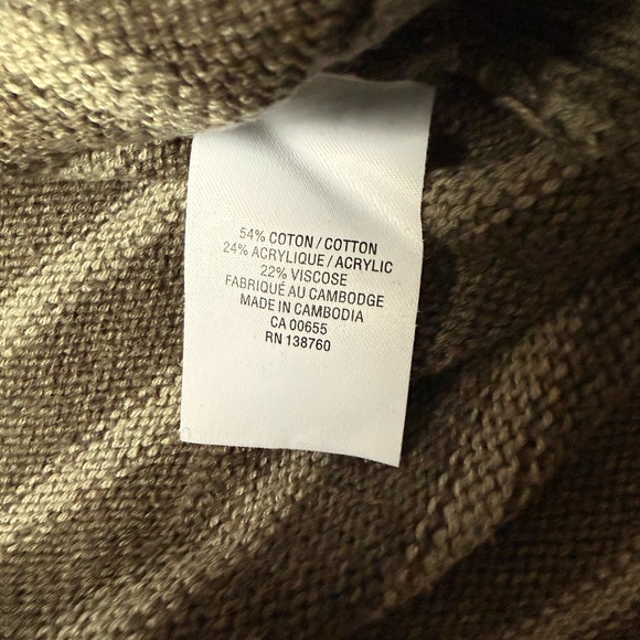 3/$30 - REITMANS Striped Green Sweater - Picture 6 of 7